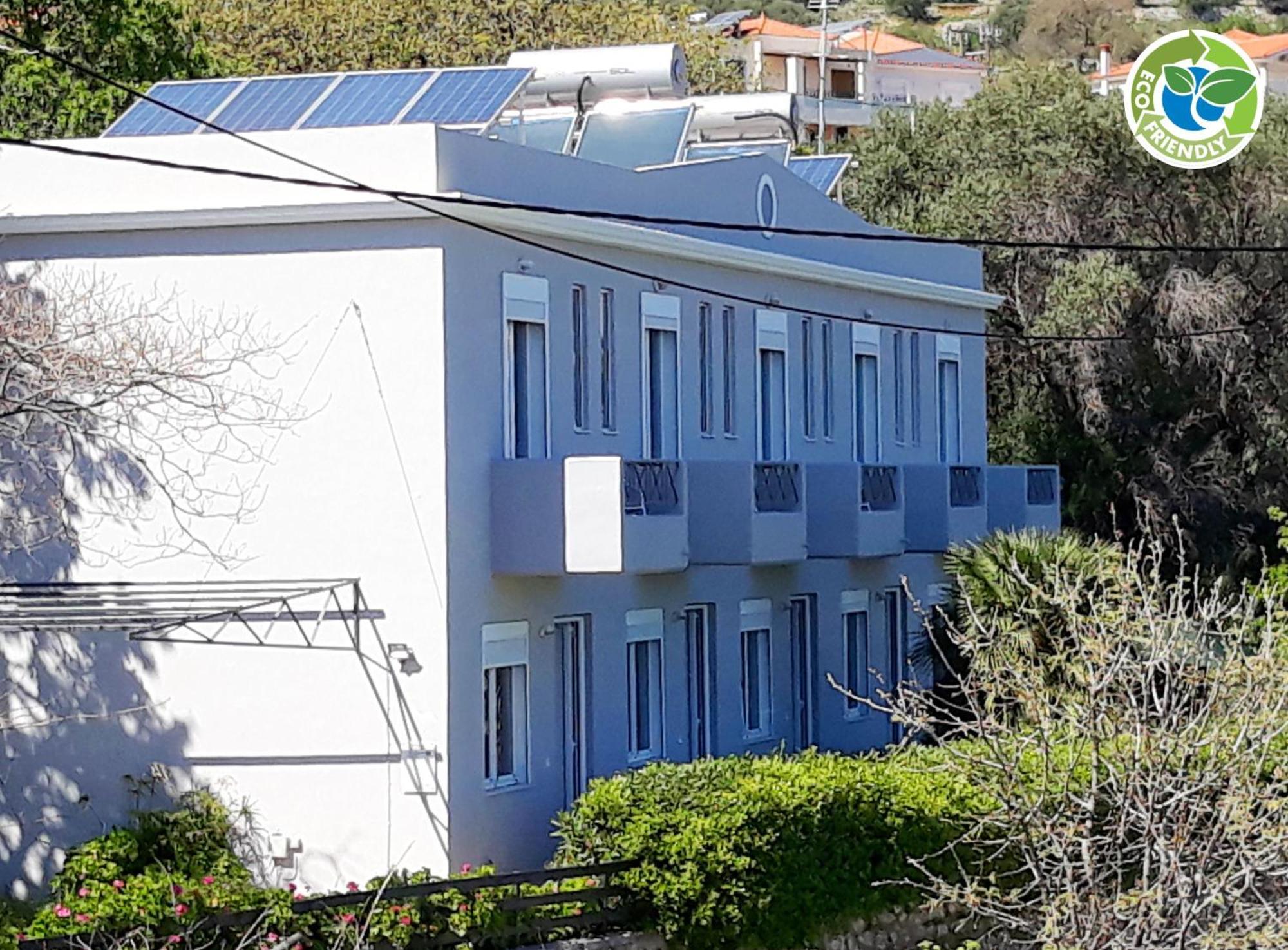Point Twins Apartments Vrontádos Buitenkant foto