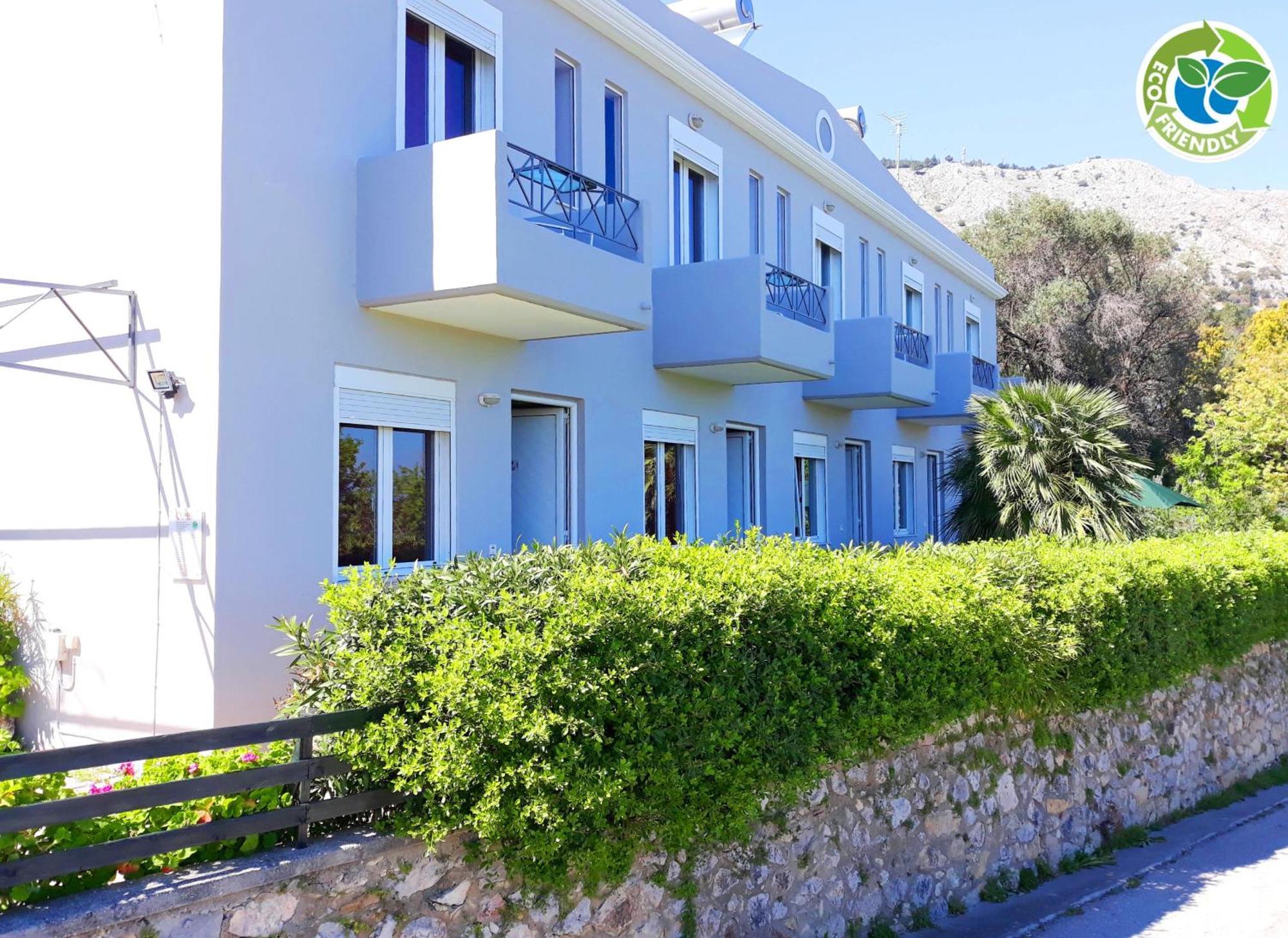 Point Twins Apartments Vrontádos Buitenkant foto