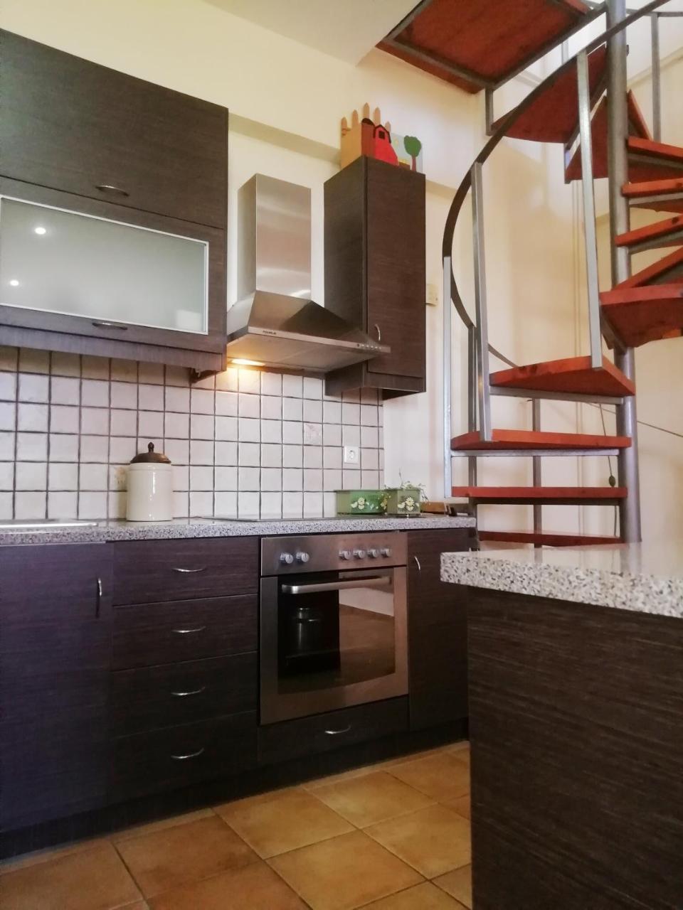 Point Twins Apartments Vrontádos Buitenkant foto